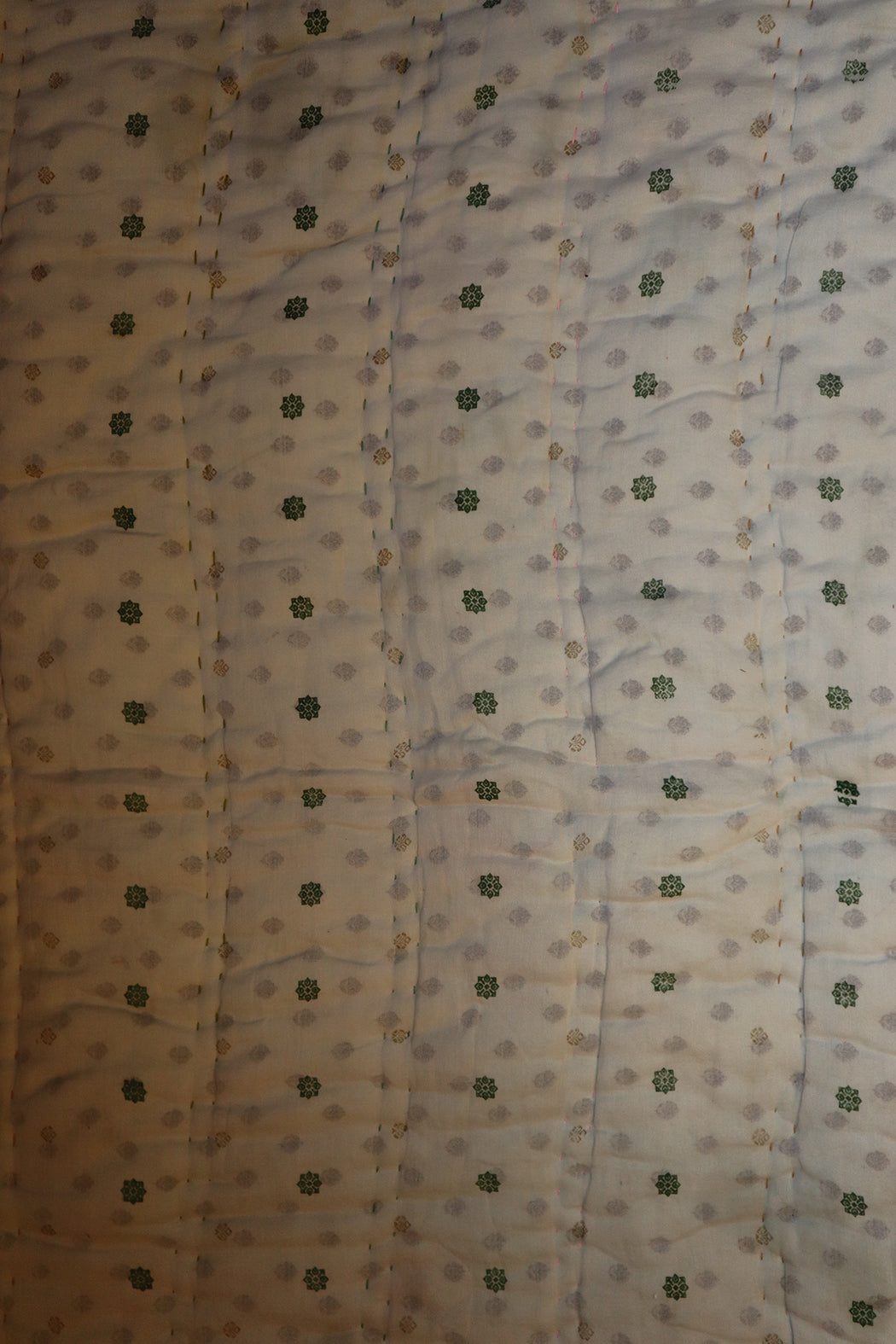 Vintage sari quilt, cotton 70x100 cm