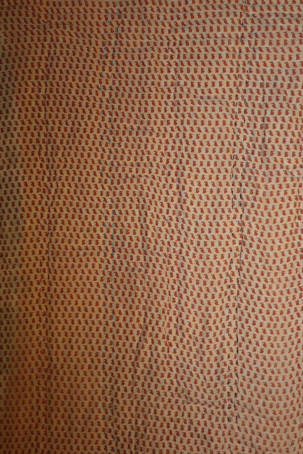 Vintage sari quilt, cotton 70x100 cm