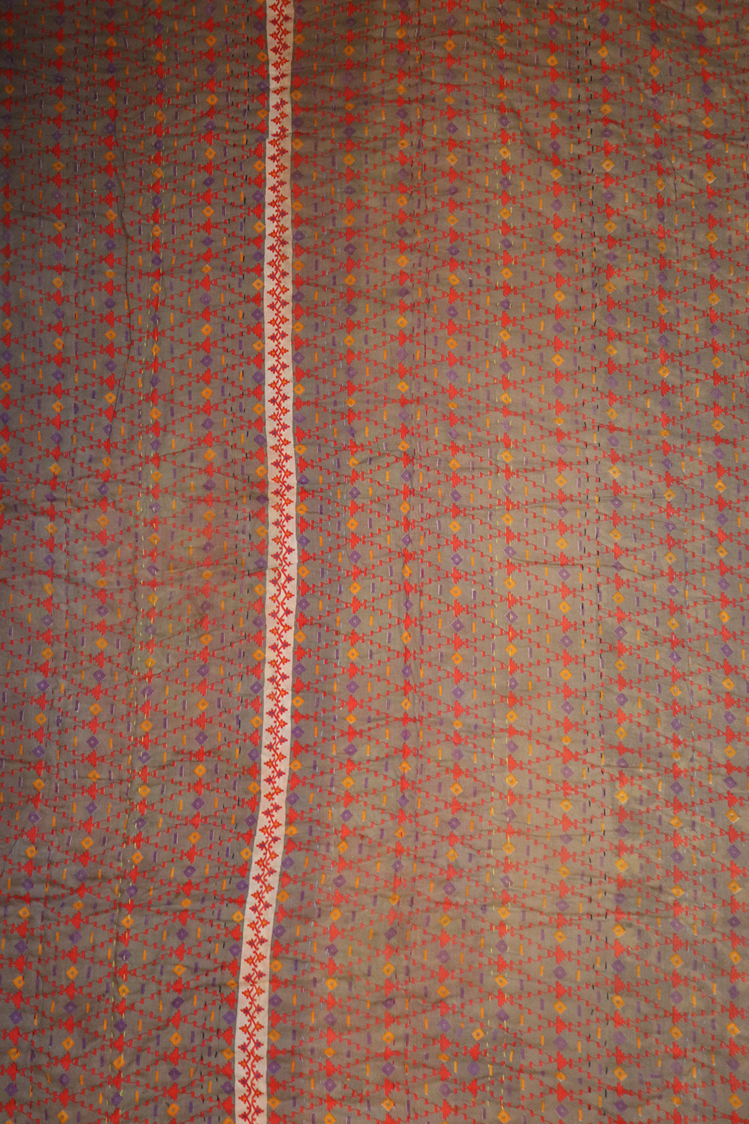 Vintage sari quilt, cotton 140x200 cm