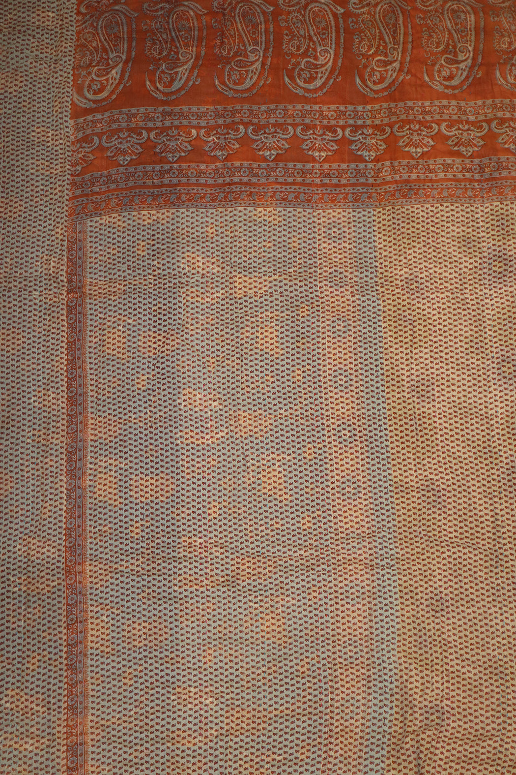 Vintage sari quilt, cotton 140x200 cm