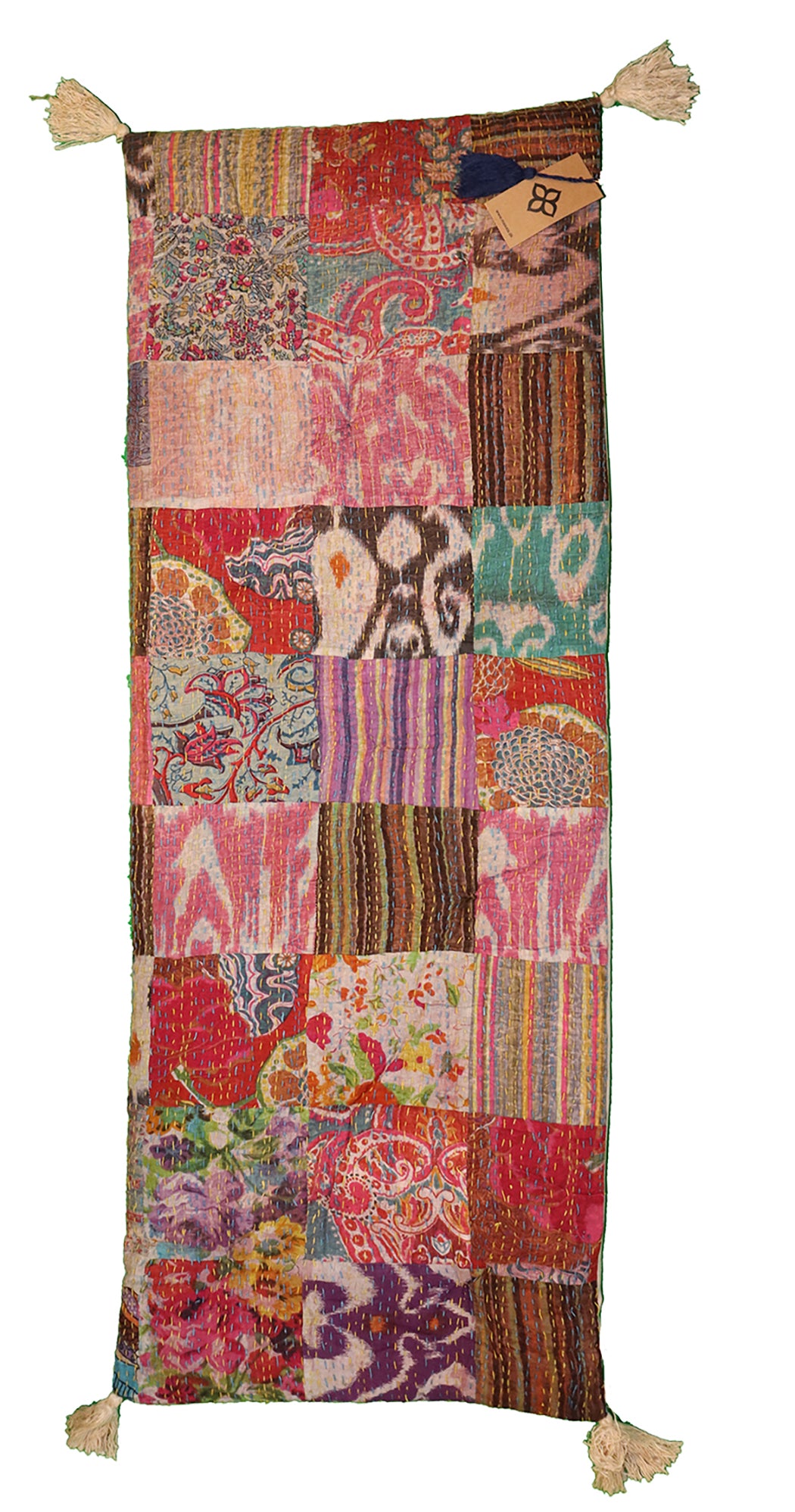 Stonewash bænkhynde 45*120 cm bomuld