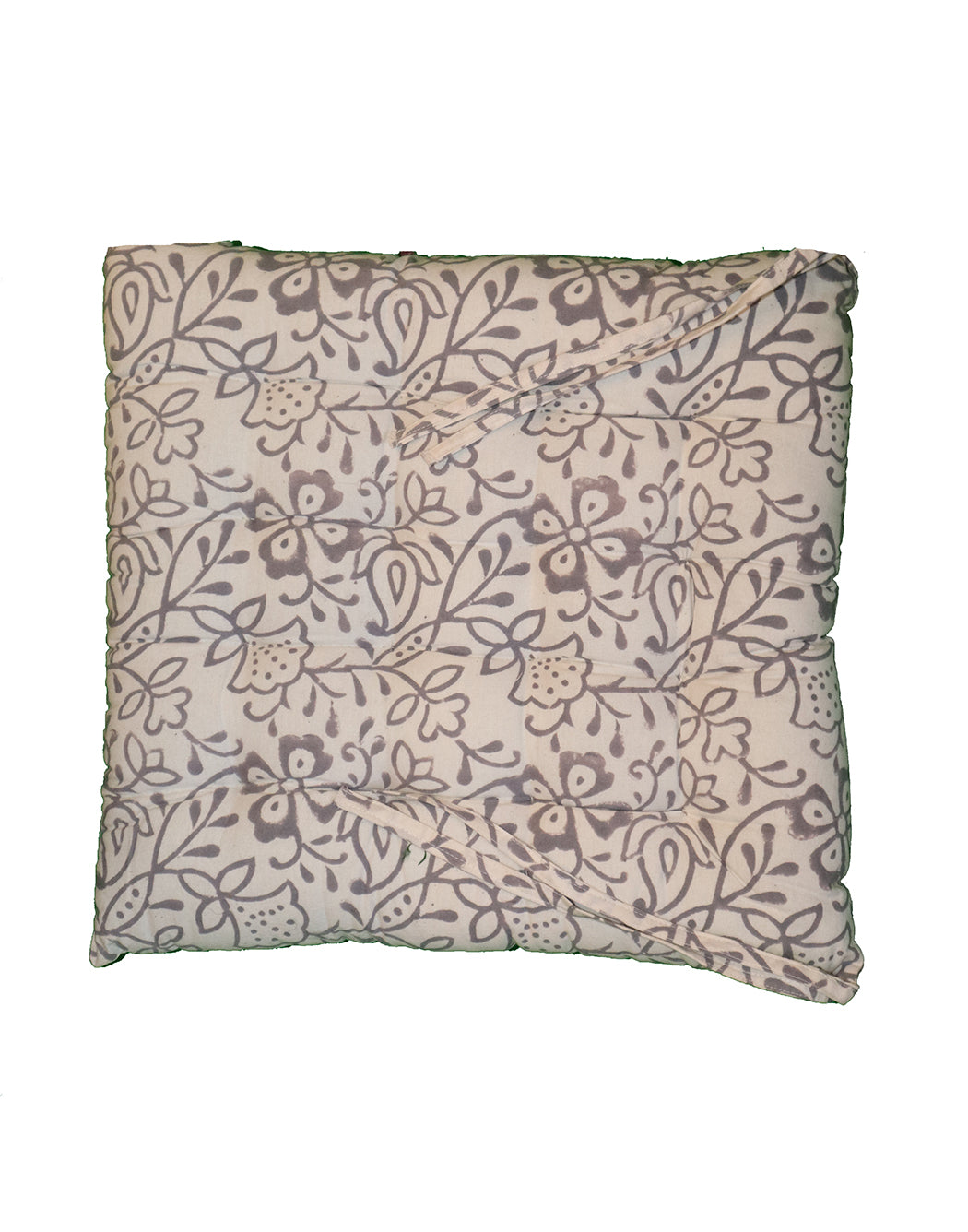 Kissen mit Blockdruck, 40 x 40 cm, Baumwolle