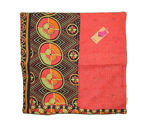 Sari vintage kantha pude 60*60 cm