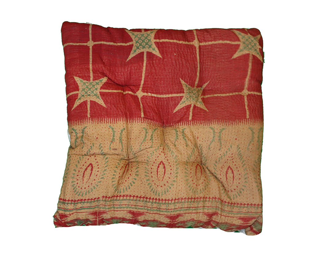Kantha vintage chair pad 40*40 cm cotton