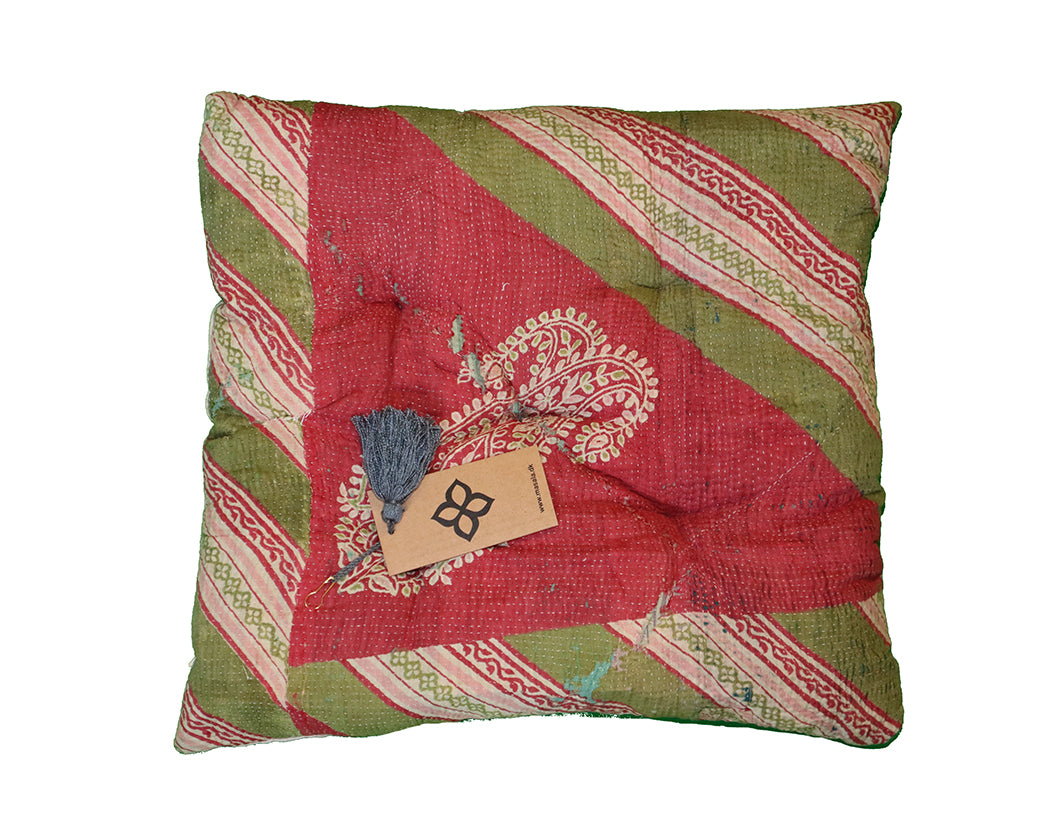 Kantha vintage chair pad 40*40 cm cotton