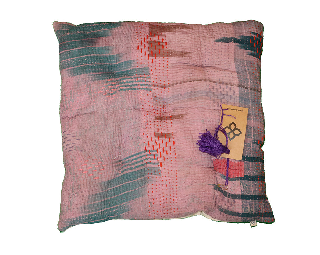 Kantha vintage chair pad 40*40 cm cotton