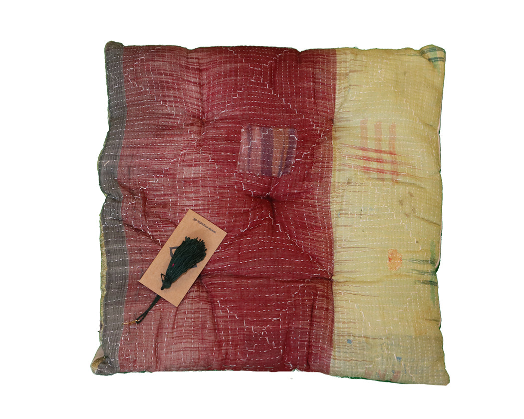 Kantha vintage chair pad 40*40 cm cotton
