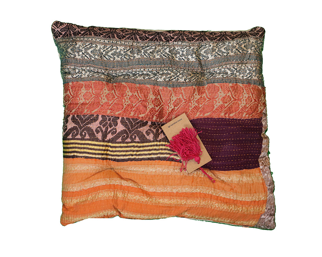 Kantha vintage chair pad 40*40 cm cotton
