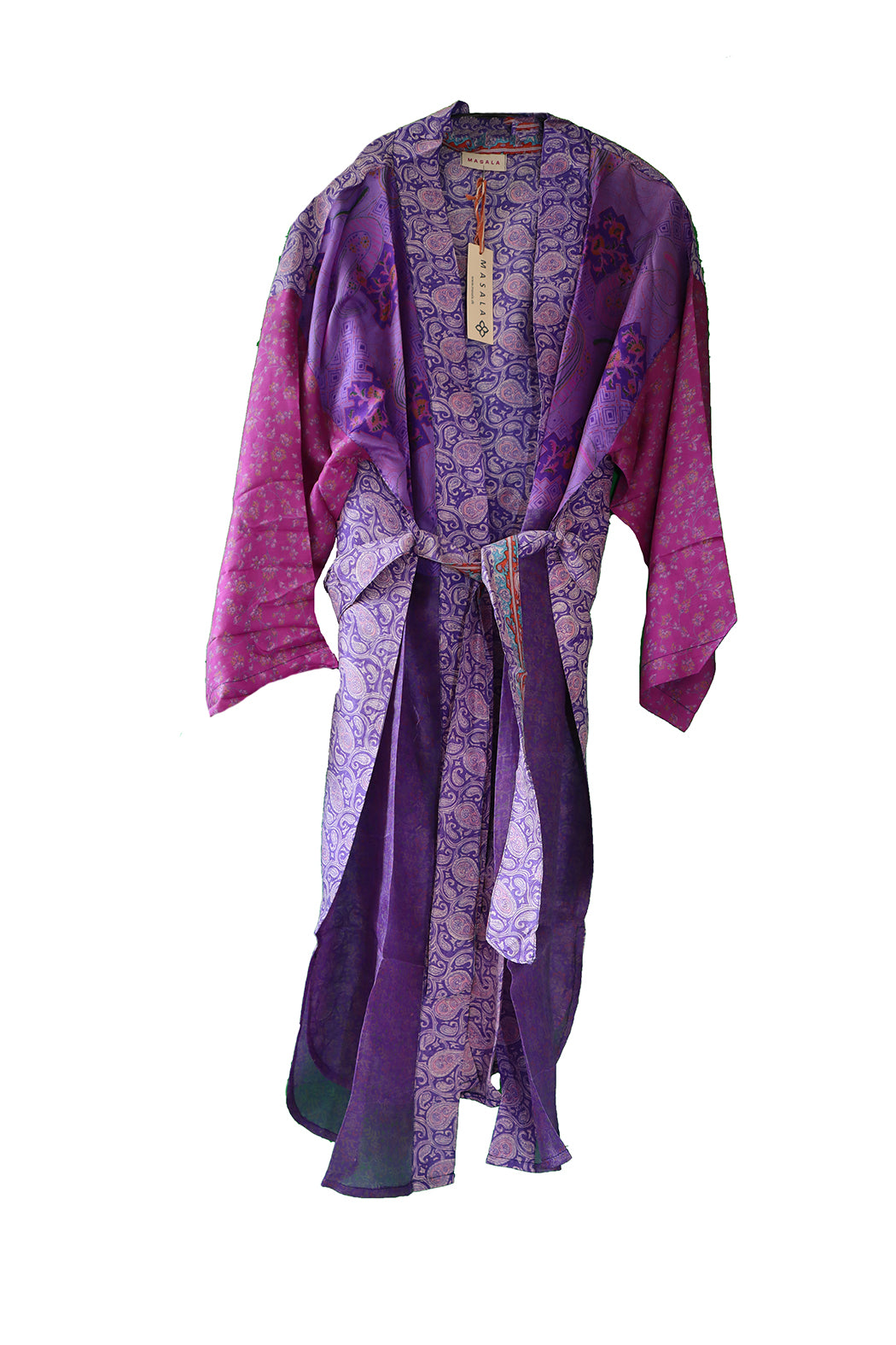 Recycled vintage sari Alma silke kimono