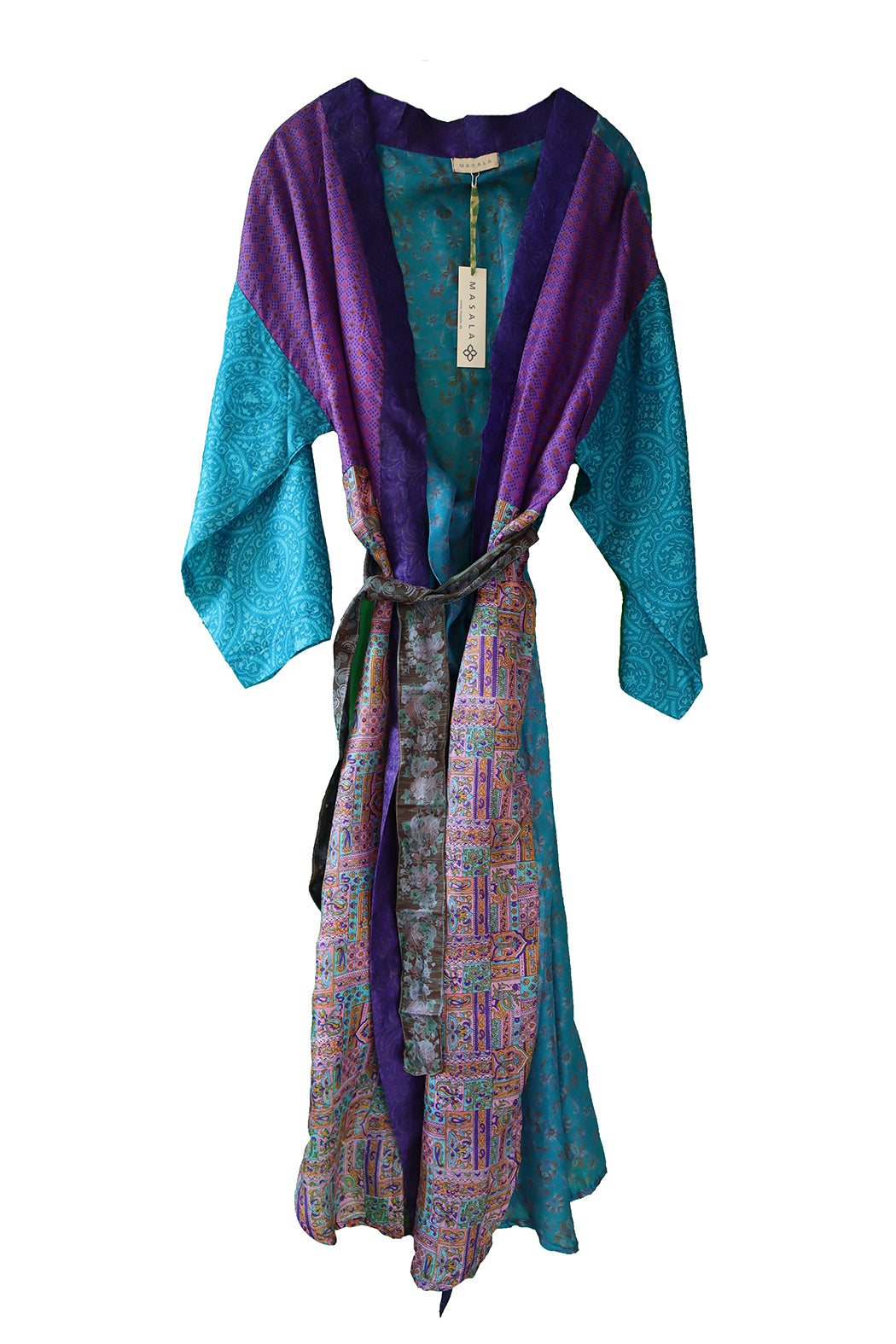 Recycled vintage sari Alma silke kimono