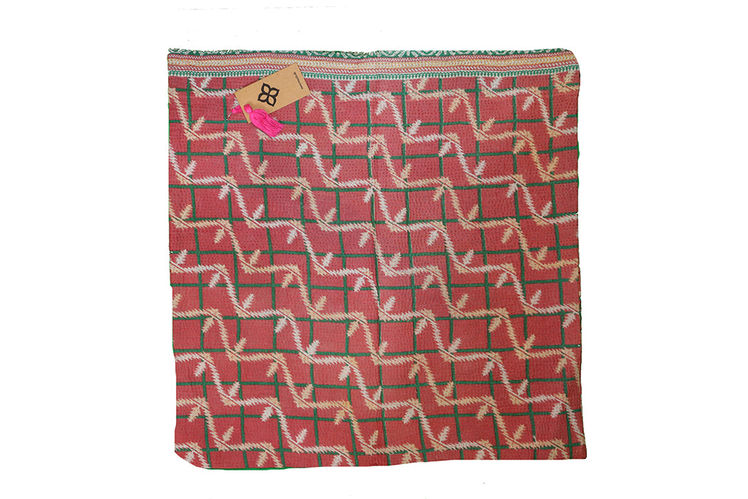 Sari Vintage Kantha Kissen 60*60 cm