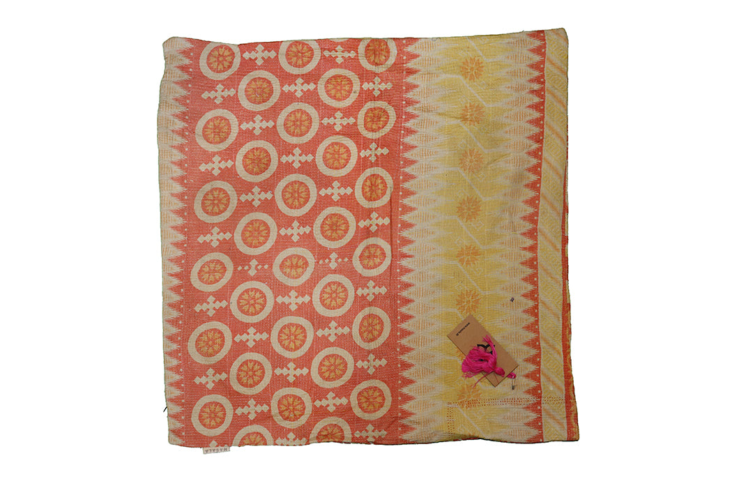 Sari vintage kantha cushion 45*45 cm