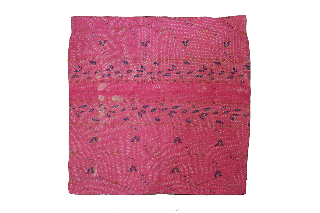 Sari Vintage Kantha Kissen 60*60 cm