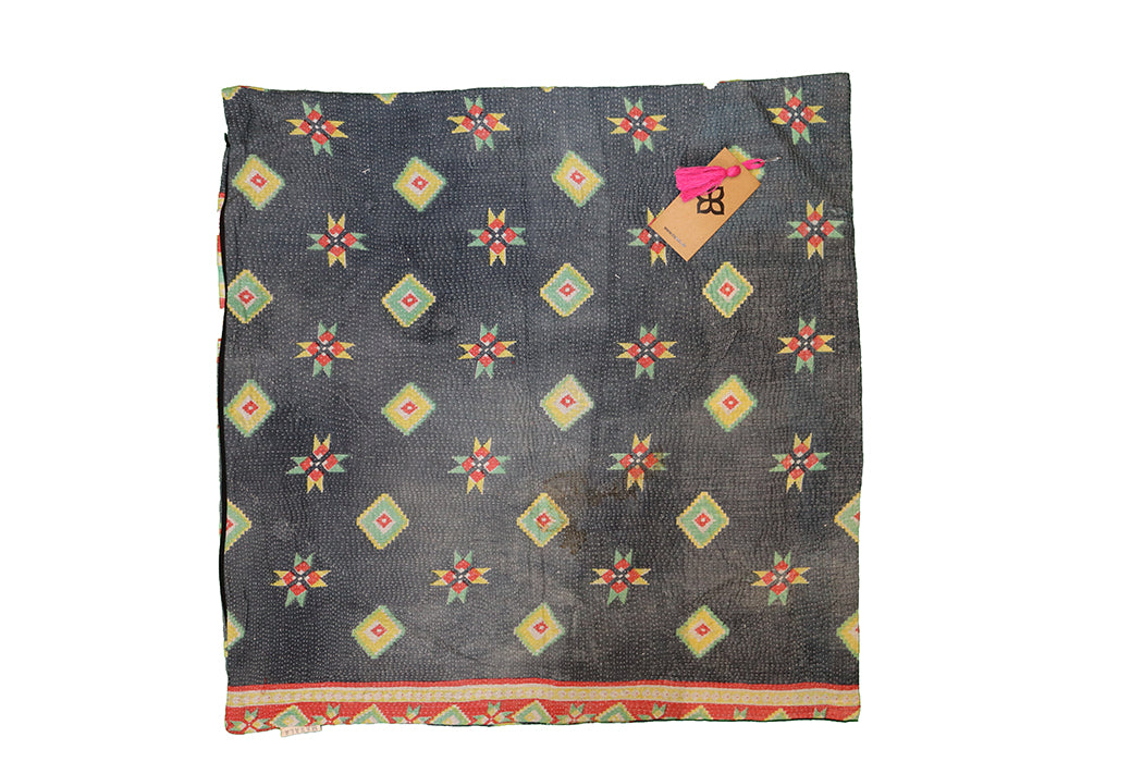 Sari Vintage Kantha Kissen 60*60 cm