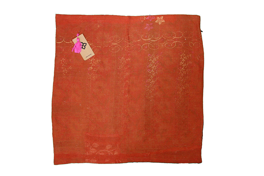 Sari Vintage Kantha Kissen 60*60 cm