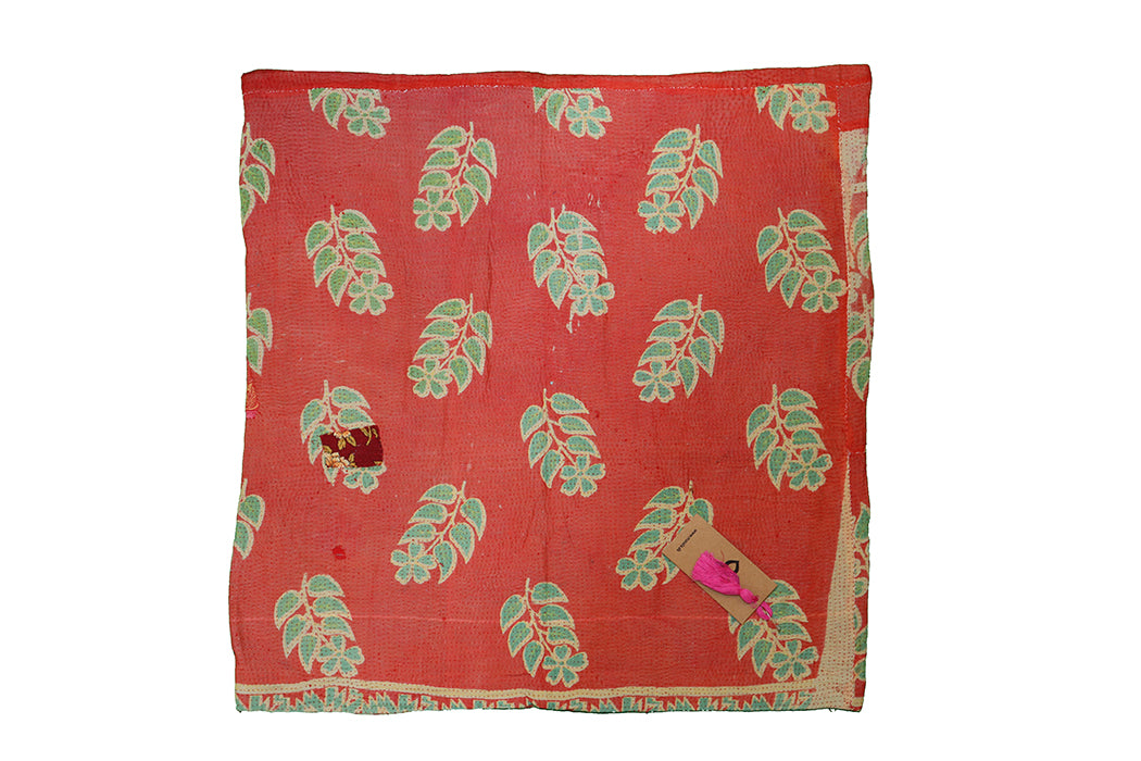 Sari vintage kantha cushion 45*45 cm
