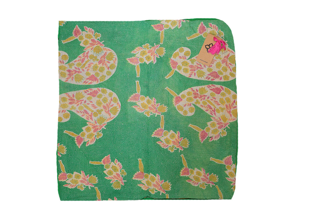 Sari vintage kantha cushion 45*45 cm