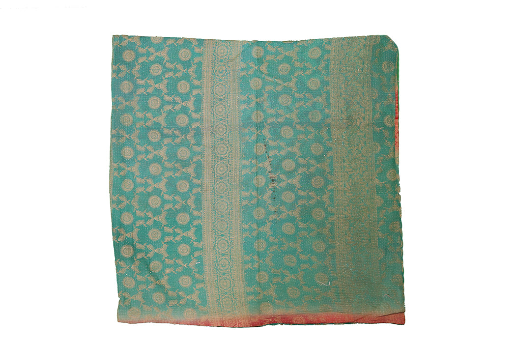 Sari vintage kantha cushion 45*45 cm