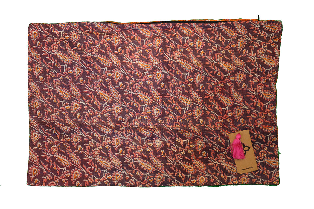 Sari vintage kantha cushion 40*60 cm