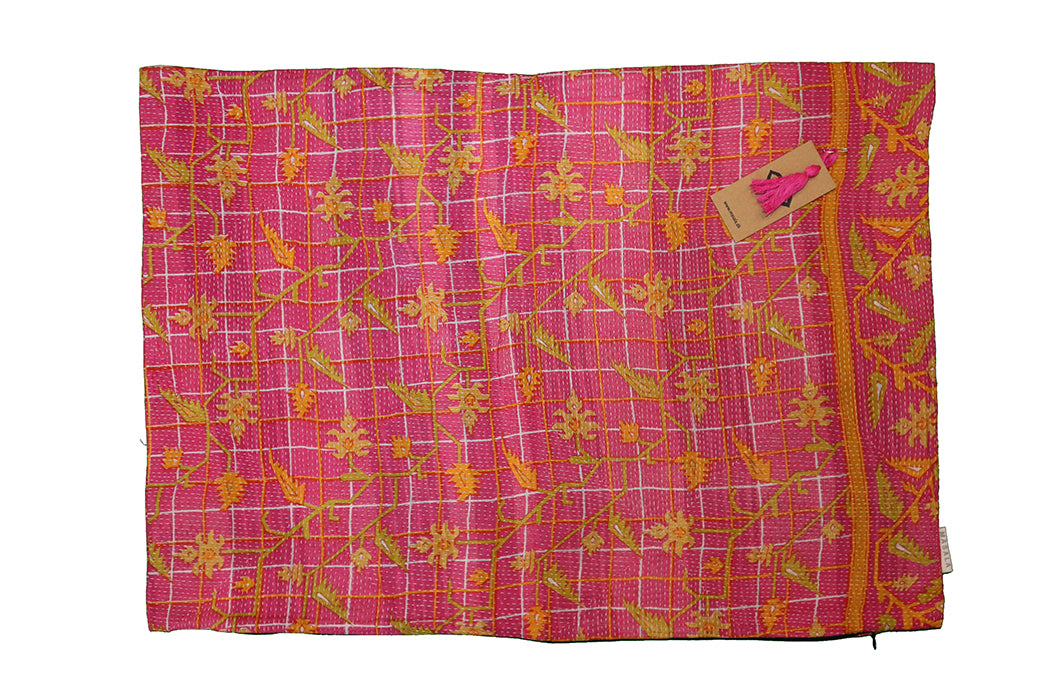 Sari Vintage Kantha Kissen 50*70 cm