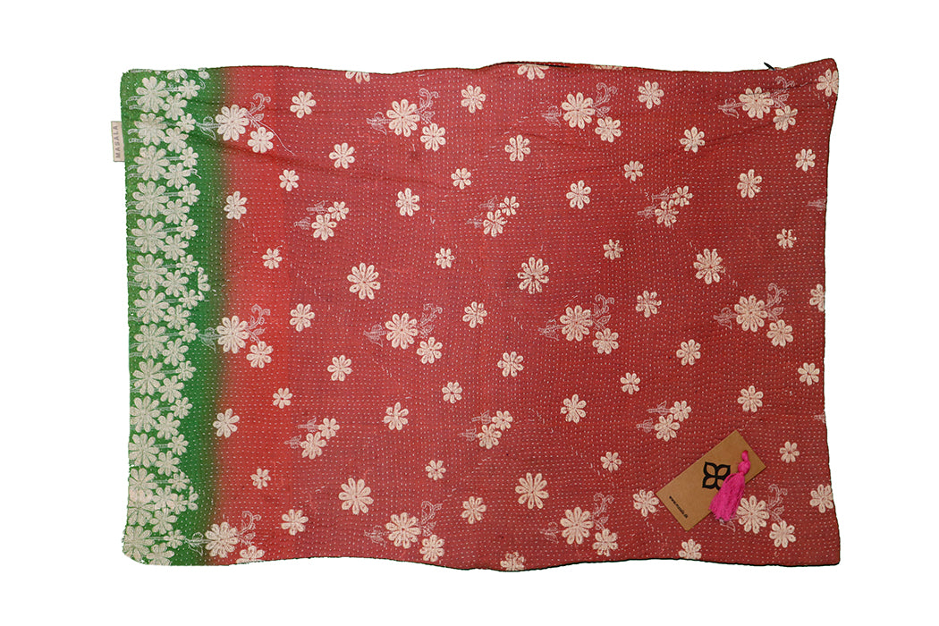 Sari Vintage Kantha Kissen 50*70 cm