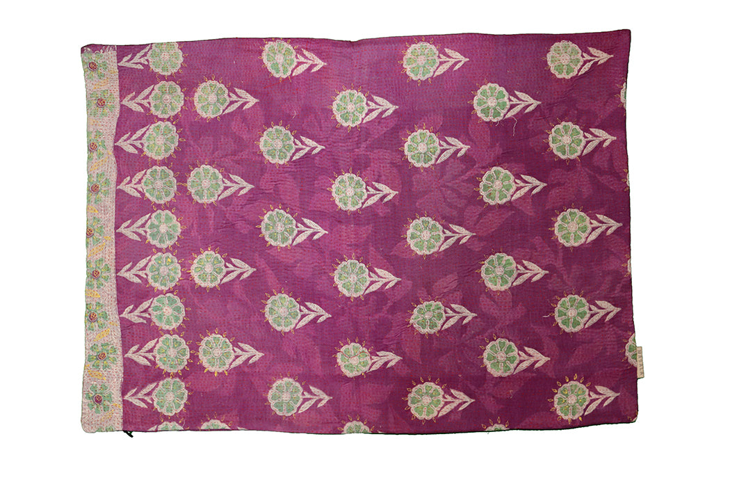 Sari vintage kantha cushion 45*45 cm