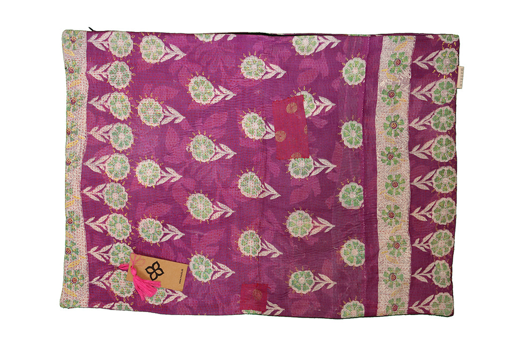 Sari vintage kantha cushion 45*45 cm