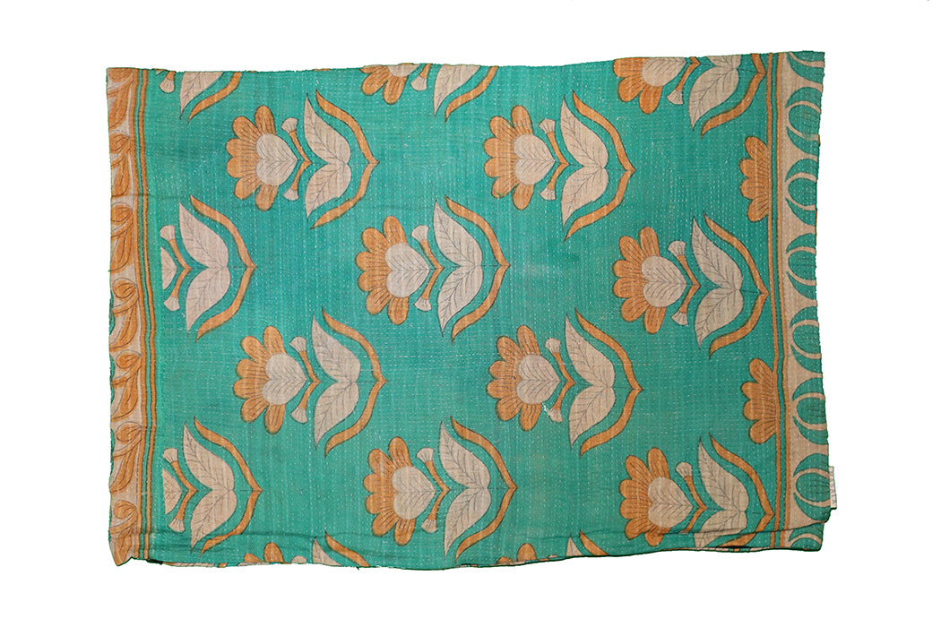 Sari vintage kantha cushion 45*45 cm