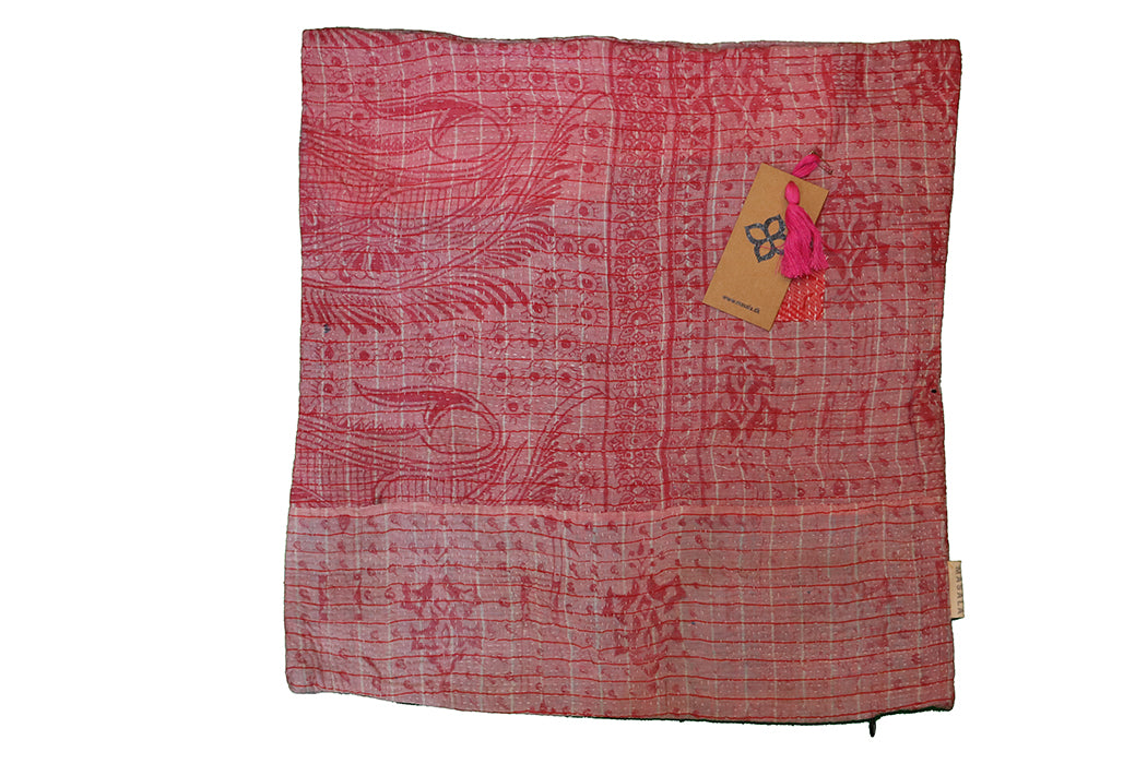 Sari vintage kantha cushion 45*45 cm