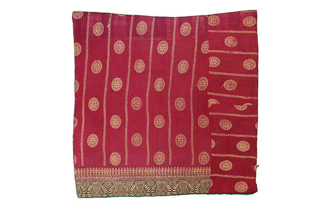 Sari Vintage Kantha Kissen 45*45 cm