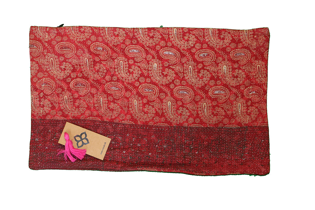 Sari vintage kantha pude 30*50 cm