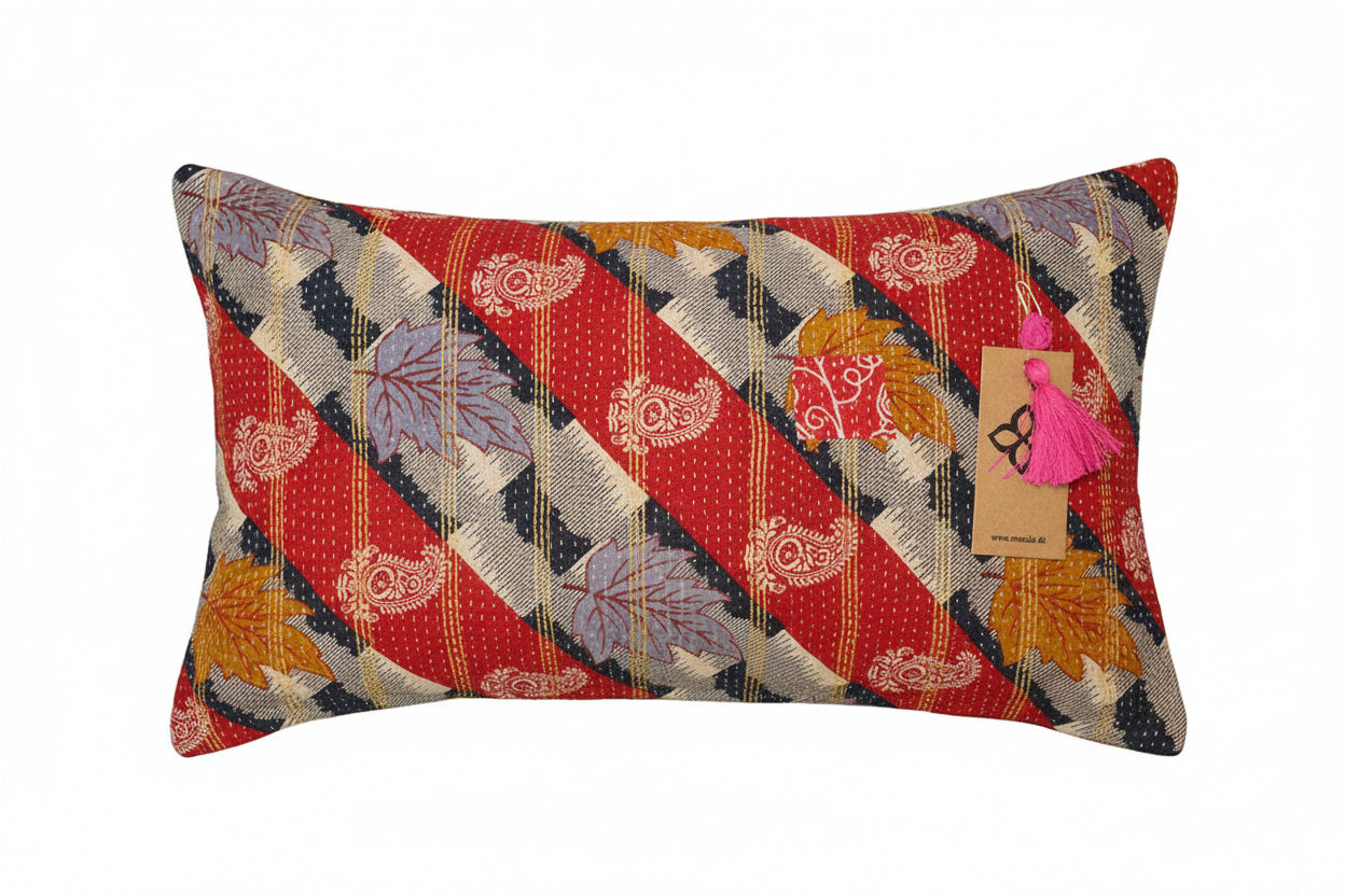 Sari vintage kantha pude 30*50 cm