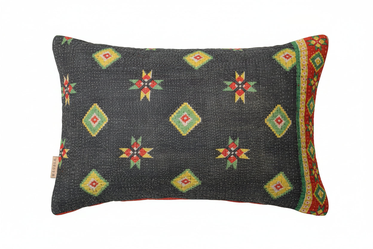 Sari vintage kantha pude 30*50 cm