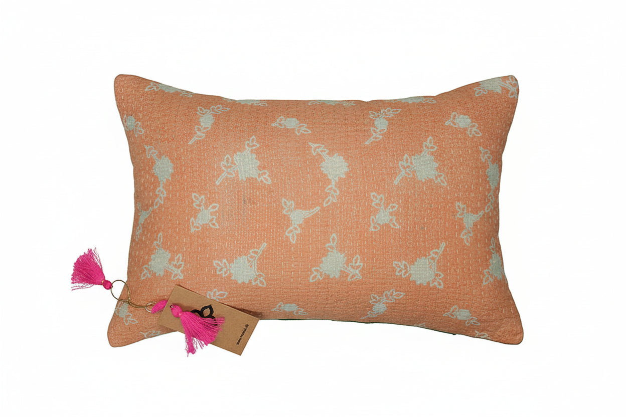 Sari vintage kantha pude 30*50 cm