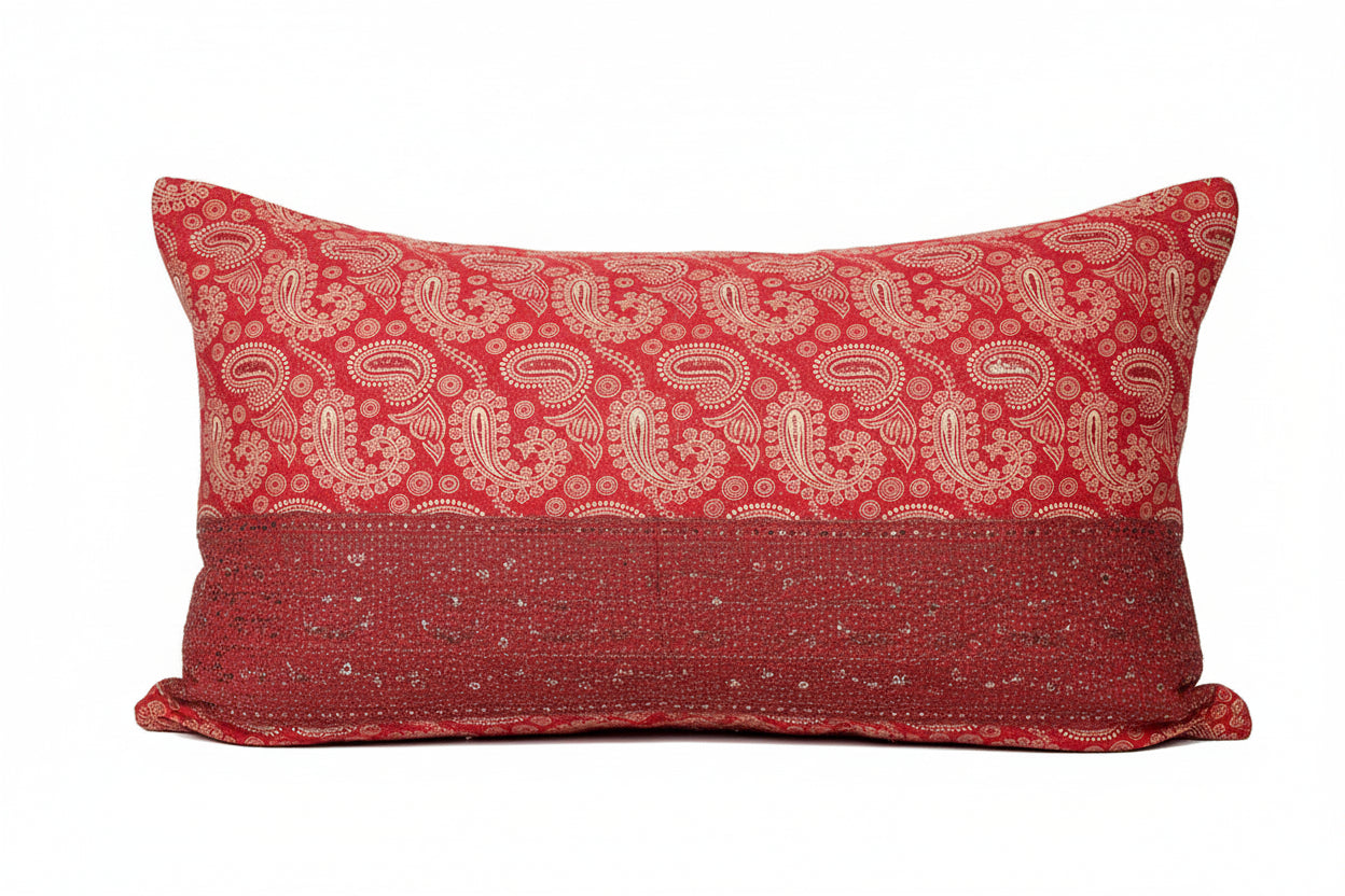 Sari vintage kantha pude 30*50 cm