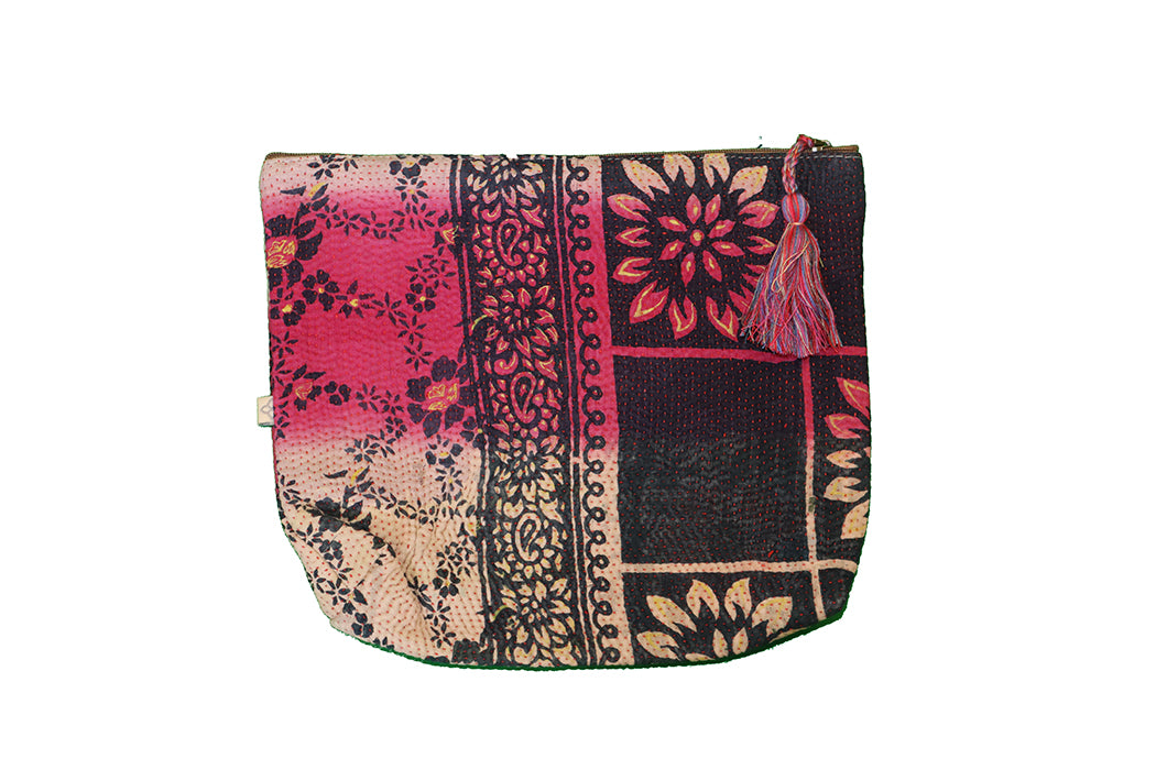 Kantha sari purse 24*28 cm