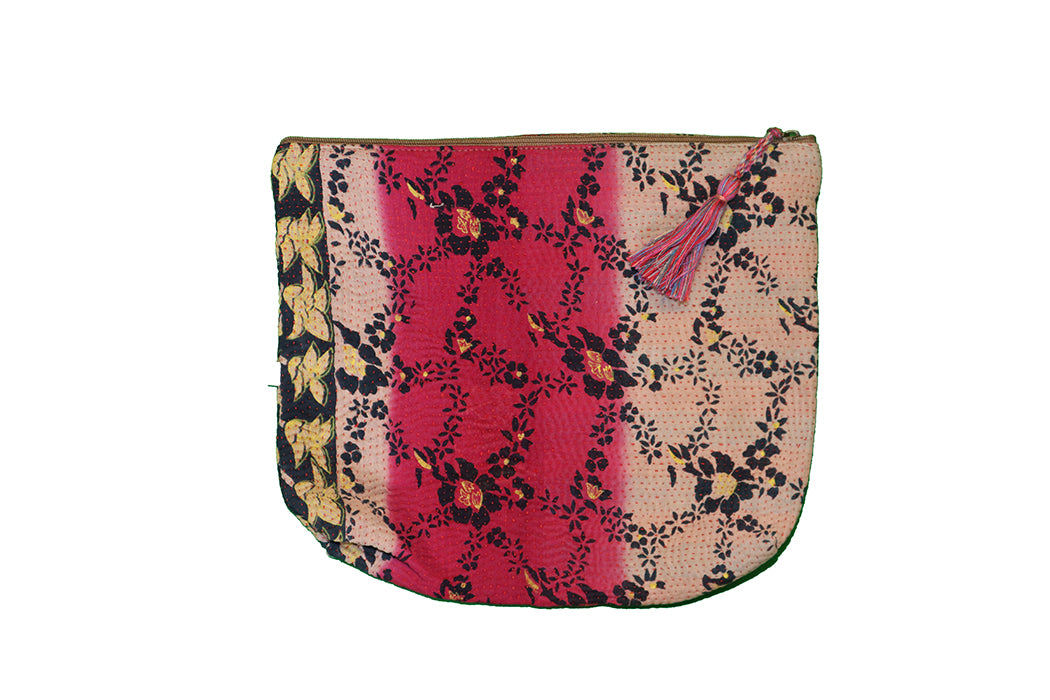 Kantha sari purse 24*28 cm