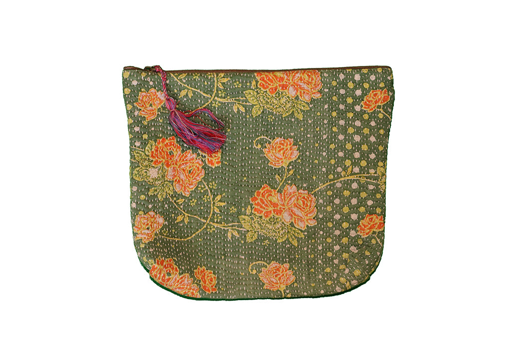Kantha sari purse 24*28 cm