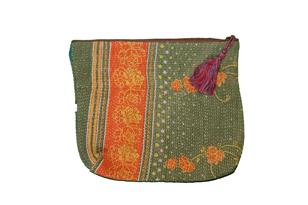 Kantha sari purse 24*28 cm