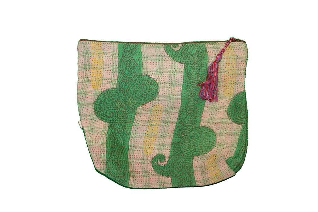 Kantha sari purse 24*28 cm