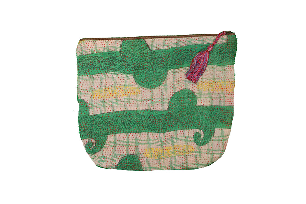 Kantha sari purse 24*28 cm