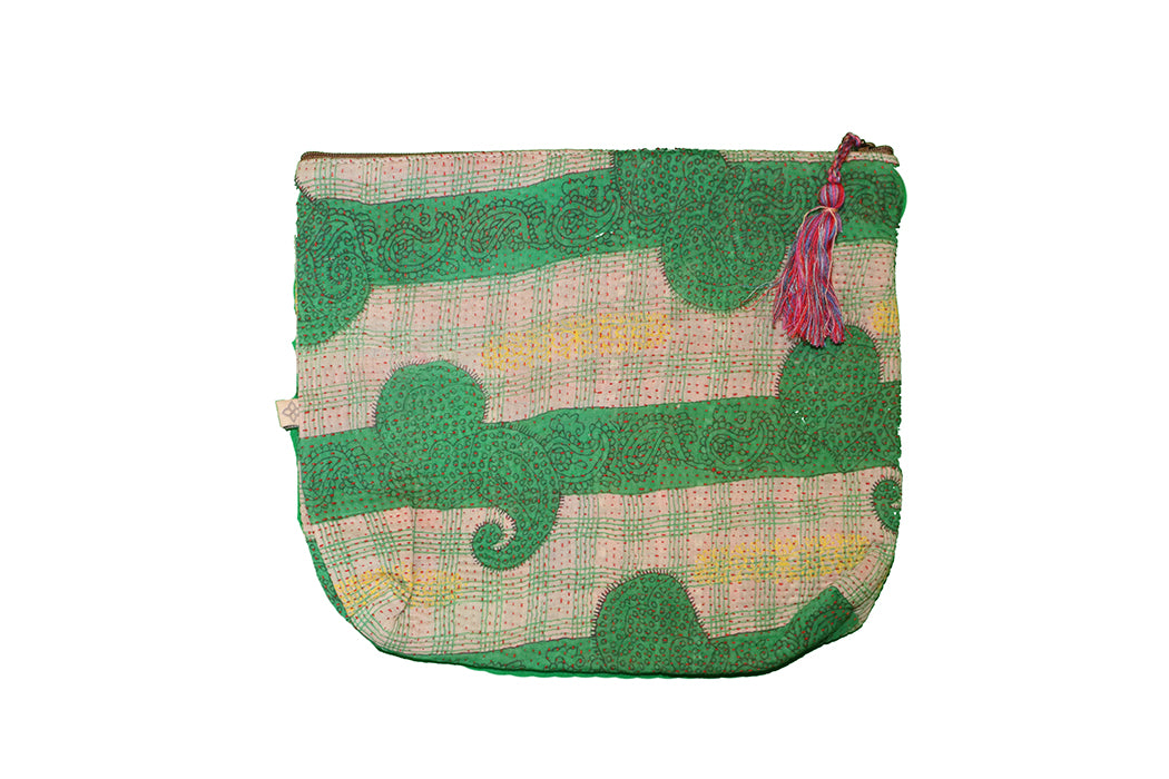 Kantha sari purse 24*28 cm