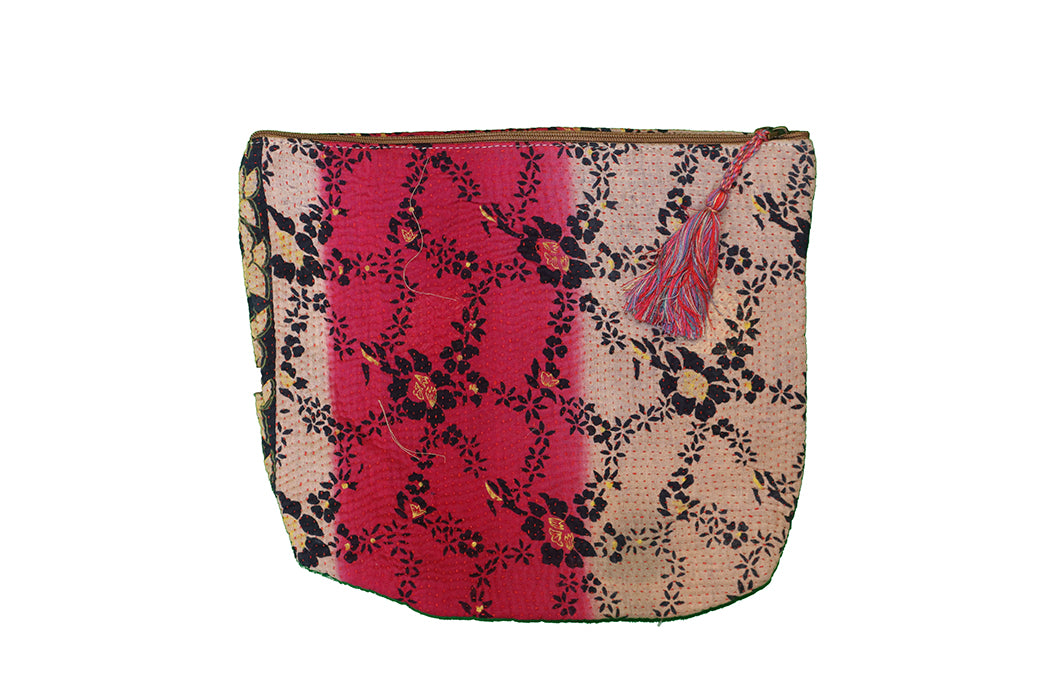 Kantha sari purse 24*28 cm