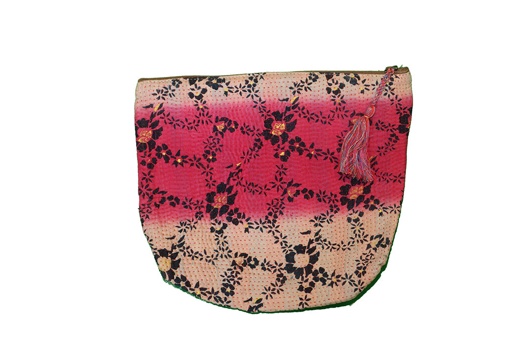 Kantha sari purse 24*28 cm