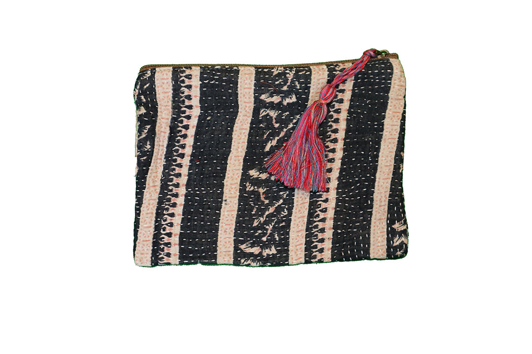 Kantha sari purse 14*19 cm