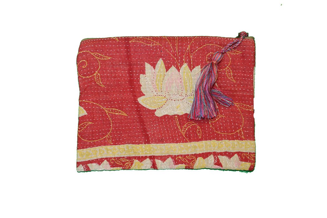 Kantha-Sari-Geldbörse 14*19 cm