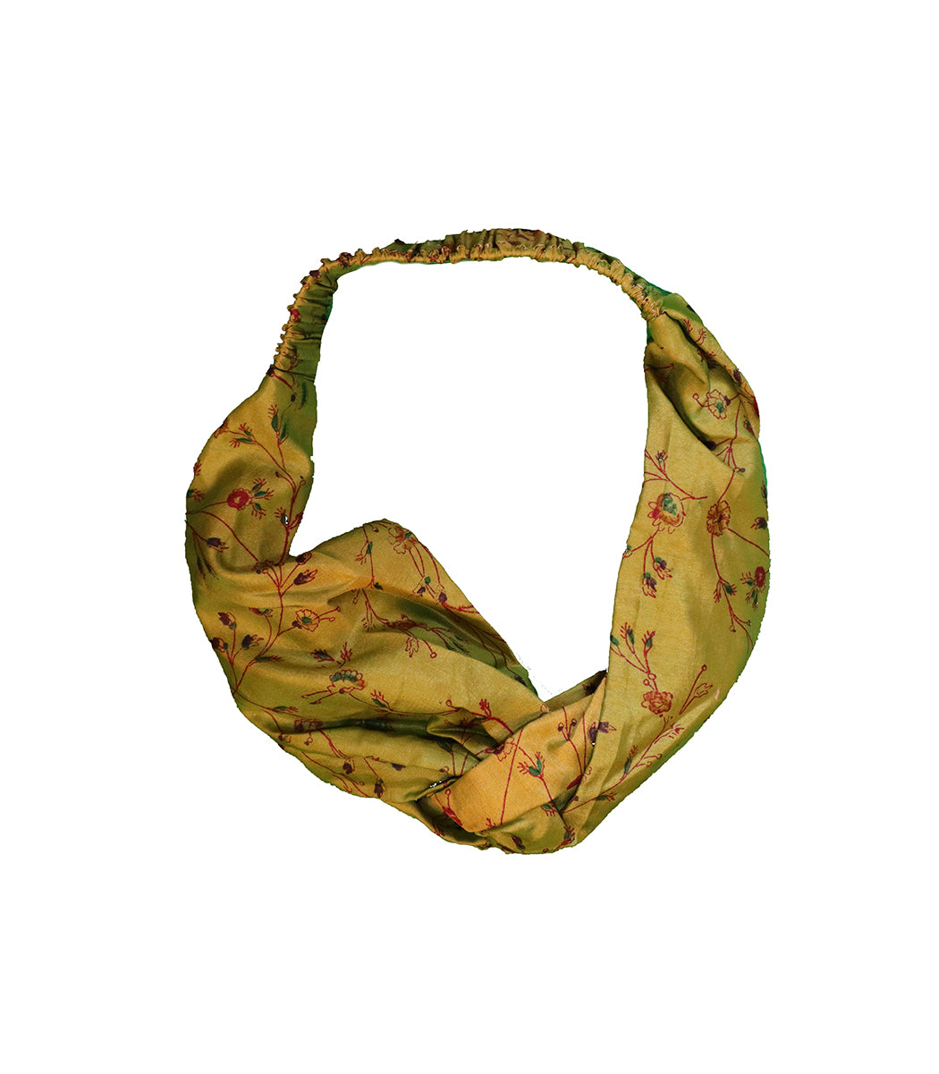 Sari silk hair hand