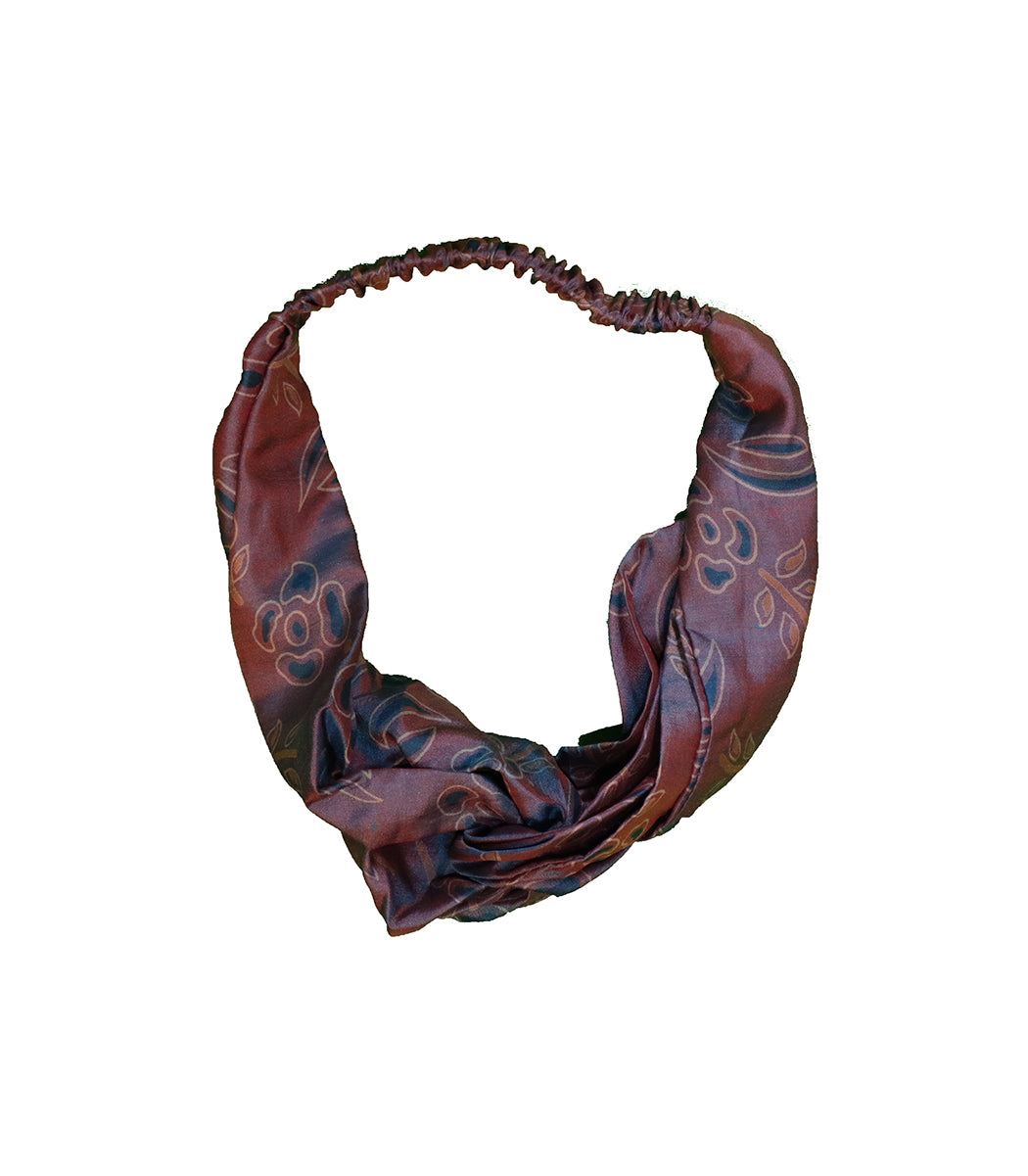 Sari silk hair hand