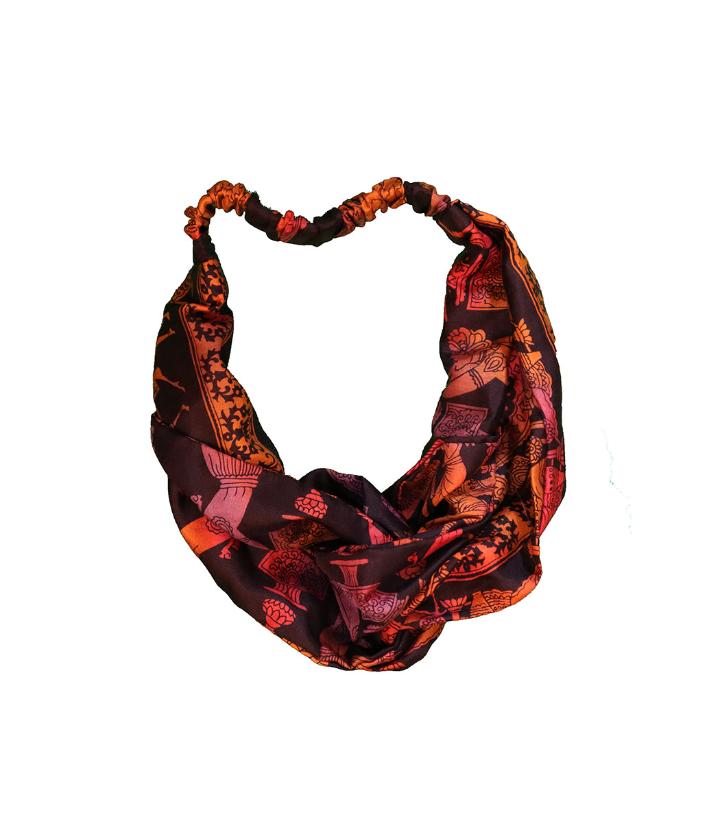 Sari silk hair hand