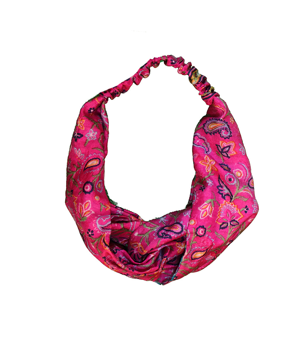 Sari silk hair hand